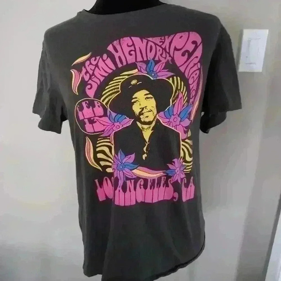 Jimi Hendrix Women's Gray  The Jimi Hendrix Experience Tee M - Picture 2 of 11